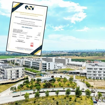 ATÜ su ayak izi belgesi aldı
