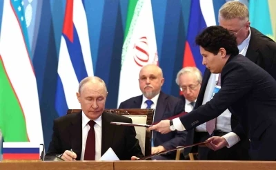 Avrasya Ekonomik Birliği &uuml;yesi &uuml;lkelerin liderleri Astana&rsquo;da bir araya geldi
