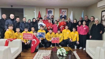 Avrupa Şampiyonu Samsun&rsquo;da coşkuyla karşılandı
