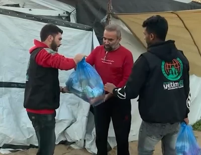 Avrupa Yetim Eli Gazze'de Yardımlarını S&uuml;rd&uuml;r&uuml;yor