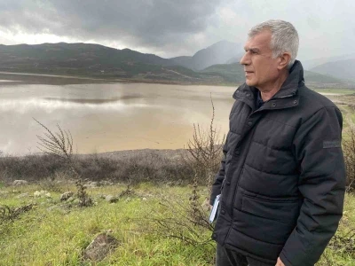 Avşar Barajı&rsquo;nda su seviyesi 20 milyon metrek&uuml;pe ulaştı
