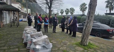 Ayancık&rsquo;ta kadın &uuml;reticilere makine desteği
