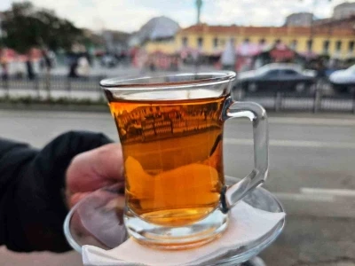 Ayaz vurdu, fincanlar kış &ccedil;ayıyla doldu
