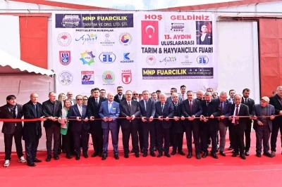 Aydın 13. Tarım Fuarı kapılarını a&ccedil;tı
