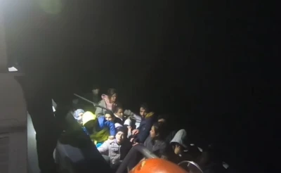 Aydın açıklarında 30 düzensiz göçmen kurtarıldı
