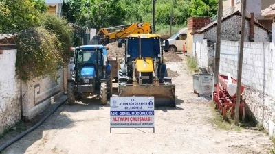 Aydın B&uuml;y&uuml;kşehir Belediyesi&rsquo;nden Ko&ccedil;arlı&rsquo;ya altyapı yatırımı
