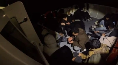 Aydın&rsquo;da 20 d&uuml;zensiz g&ouml;&ccedil;men kurtarıldı
