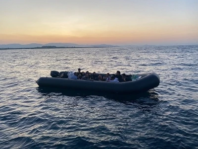 Aydın’da 20 düzensiz göçmen kurtarıldı
