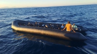 Aydın’da 35 düzensiz göçmen kurtarıldı
