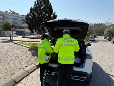 Aydın&rsquo;da bayram &ouml;ncesi dron destekli trafik denetimi yapıldı
