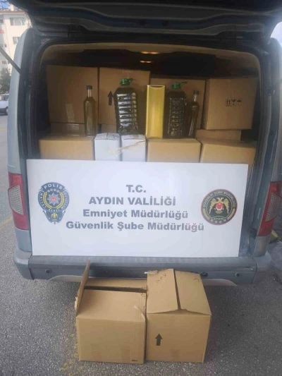 Aydın&rsquo;da bin 324 litre bitkisel karışım yağ ele ge&ccedil;irildi
