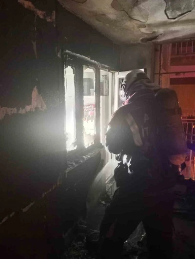 Aydın&rsquo;da ev yangını panikletti
