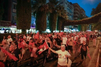 Aydın’da fener alayı ilgi gördü

