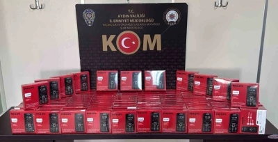 Aydın&rsquo;da ka&ccedil;ak telefon operasyonu: 100 cihaza el konuldu
