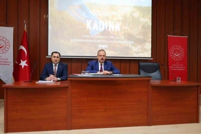 Aydın&rsquo;da kadına y&ouml;nelik şiddet g&ouml;r&uuml;ş&uuml;ld&uuml;
