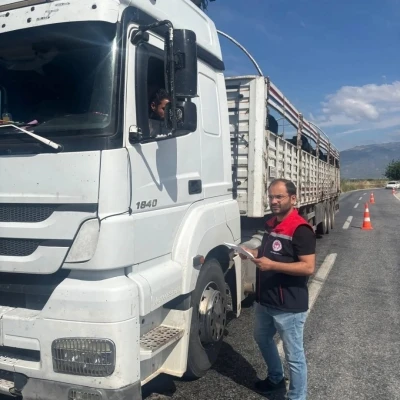 Aydın&rsquo;da kurbanlık nakil yol kontrolleri yapıldı

