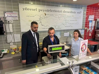 Aydın’da marketlerde tartı aletleri denetlendi
