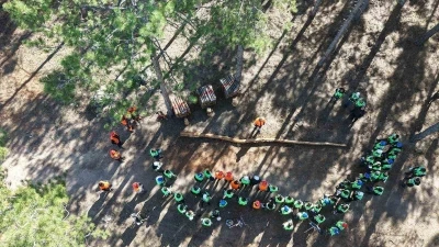 Aydın’da ormancılardan tatbikat
