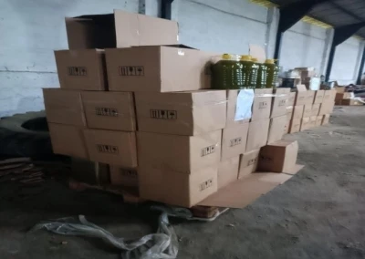 Aydın&rsquo;da piyasa s&uuml;r&uuml;lmeye hazırlanan 931 litre sahte yağ yakalandı
