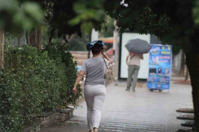 Aydın’da sağanak yağış etkili oldu
