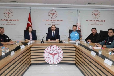 Aydın’da ’Yerel Düzey Sağlık Çalışma Grubu Saha Tatbikatı’ hazırlıkları başladı
