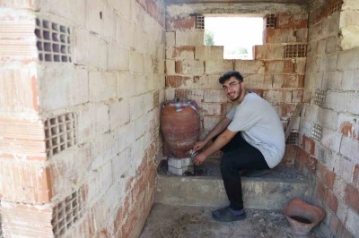 Aydın Dağları’nda susayanlar bu hayırla susuzluğunu gideriyor
