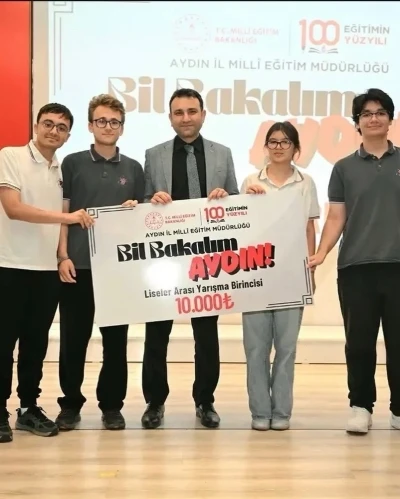 Aydın Fen Lisesi il birincisi oldu
