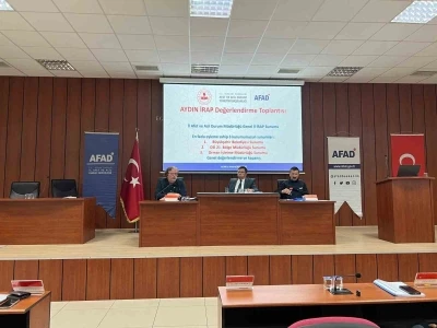 Aydın İl Afet ve Risk Azaltma Planı İzleme ve Değerlendirme Toplantısı yapıldı
