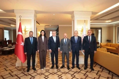 Aydın&rsquo;ın spor yatırımları Bakan Bak ile g&ouml;r&uuml;ş&uuml;ld&uuml;
