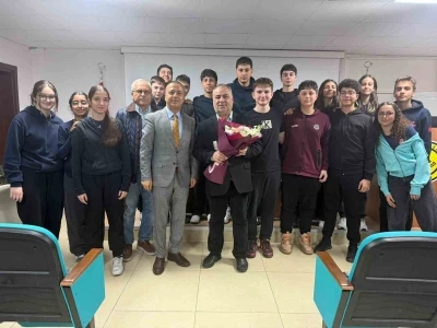 Aydın Lisesi&rsquo;nde Ramazan s&ouml;yleşisi ilgi g&ouml;rd&uuml;
