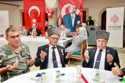 Aydın protokolü gazilerle yemekte buluştu
