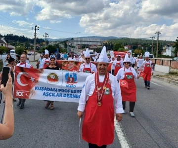 Aydın ve Kuşadası&rsquo;nın lezzetleri uluslararası festivalde g&ouml;r&uuml;c&uuml;ye &ccedil;ıktı
