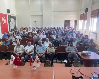 Aydınlı &ccedil;ift&ccedil;ilere &rsquo;bitki koruma&rsquo; eğitimi
