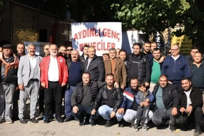 Aydınlı deveciler havut hayrında bir araya geldi
