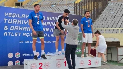 Aydınlı milli atlet, T&uuml;rkiye şampiyonu oldu

