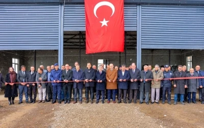 Aydıntepe&rsquo;de iş makinesi garajı hizmete a&ccedil;ıldı
