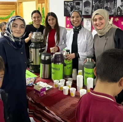 Aydıntepe&rsquo;de &ouml;ğrencilerden &ccedil;ay festivali
