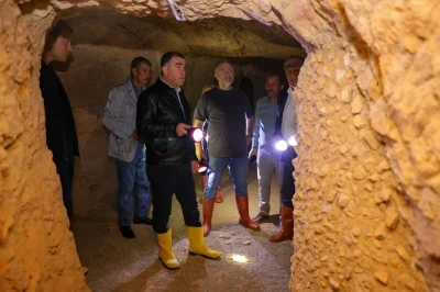 Aydıntepe Yeraltı Şehri’nde saha çalışmaları başladı
