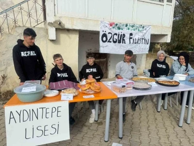 Aydıntepeli öğrencilerden Gazze’ye yardım eli
