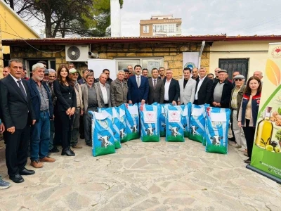 Ayvacık Organik Kırmızı Et Üreticileri Birliği’ne tohum desteği
