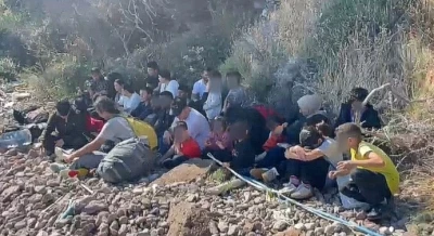 Ayvacık&rsquo;ta 30 ka&ccedil;ak g&ouml;&ccedil;men yakalandı
