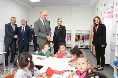 Aziz Sancar Anaokulu’nun açılış törenine gerçekleştirildi
