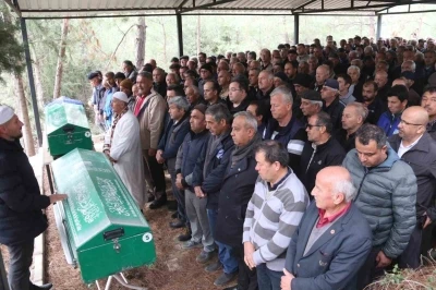 Babaanne ve 3 yaşındaki torunu toprağa verildi
