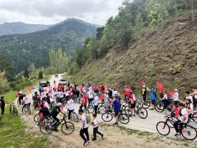 Babadağ&rsquo;da 19 Mayıs coşkusu pedallarla yaşandı
