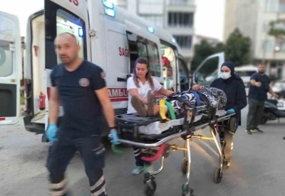 Bafra’da 3 tekerlekli bisiklet devrildi: 2 yaralı
