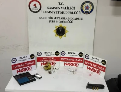 Bafra&rsquo;da uyuşturucu operasyonu: 2 kişi tutuklandı
