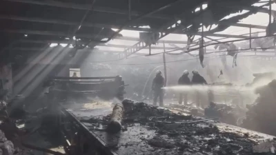 Bağcılar’da tekstil atölyesinde yangın
