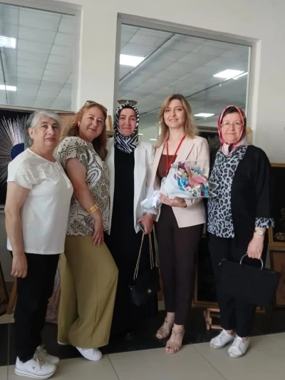 Bah&ccedil;elievler kursundaki eserler Ahmet Akın&rsquo;da sergilendi
