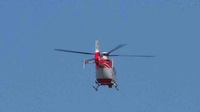 Bah&ccedil;esaray&rsquo;da 40 yaşındaki hasta ambulans helikopter ile Van&rsquo;a getirildi
