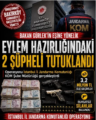 Bakan Akın G&uuml;rlek'in Eşine Y&ouml;nelik Saldırı İddiasında 2 Ş&uuml;pheli Tutuklandı
